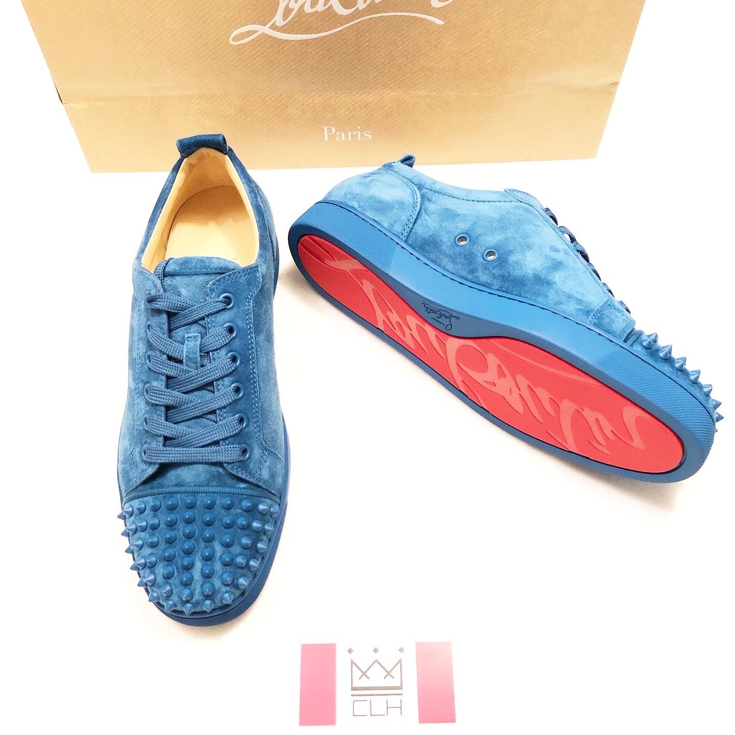 Louis Junior Spikes - Sneakers - Veau velours and spikes