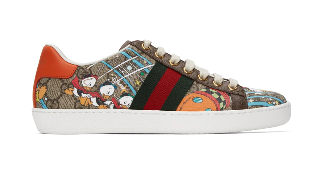 GUCCI x DISNEY ACE LEATHER SNEAKERS