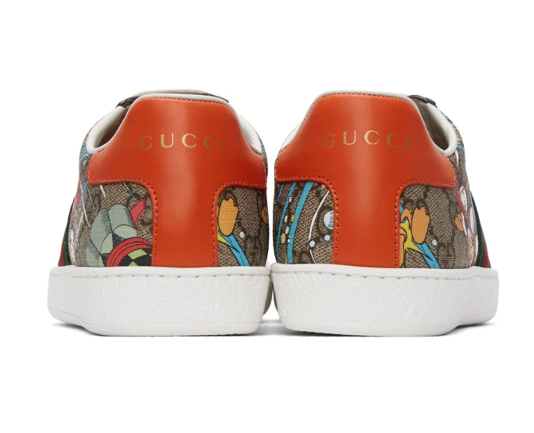 GUCCI x DISNEY ACE LEATHER SNEAKERS