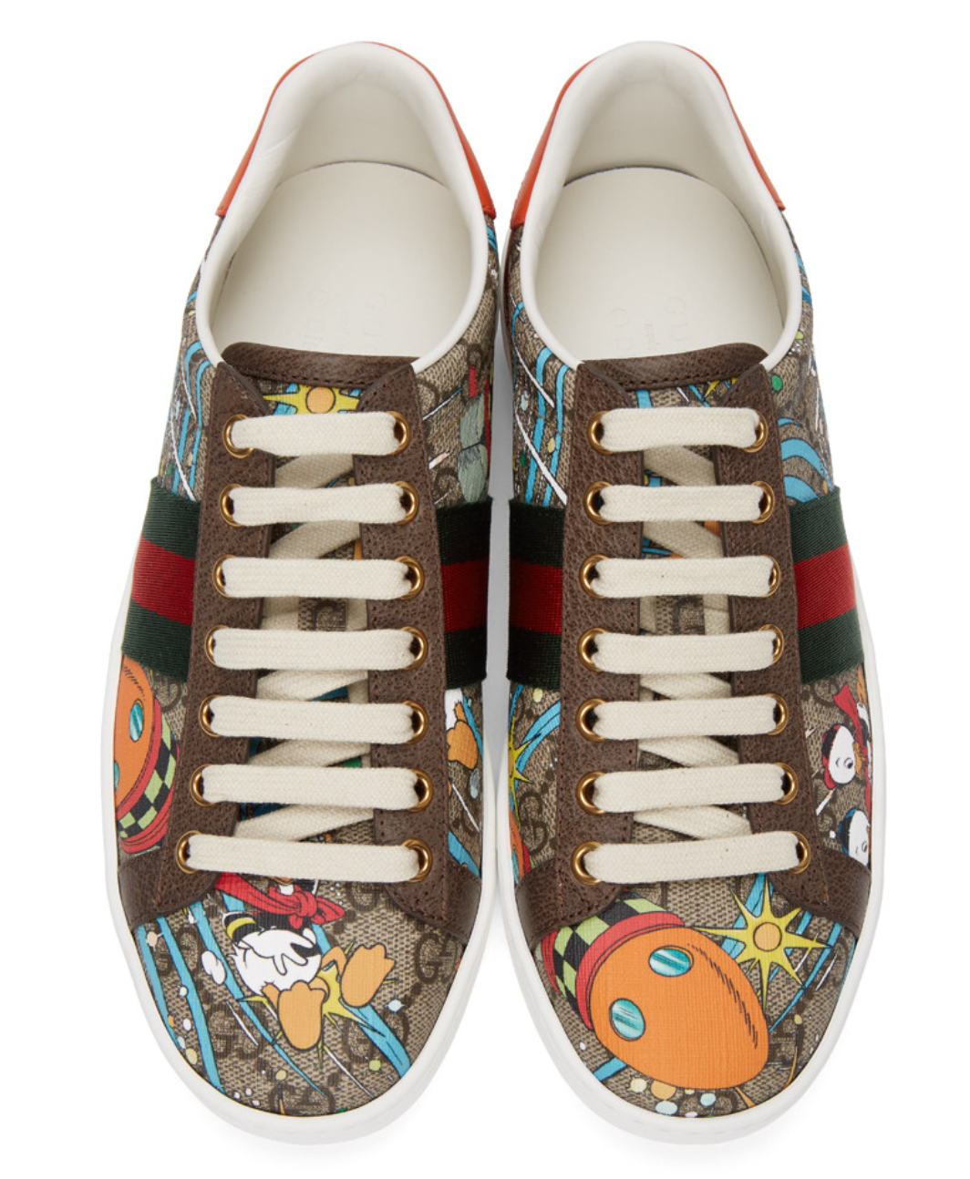 GUCCI x DISNEY ACE LEATHER SNEAKERS