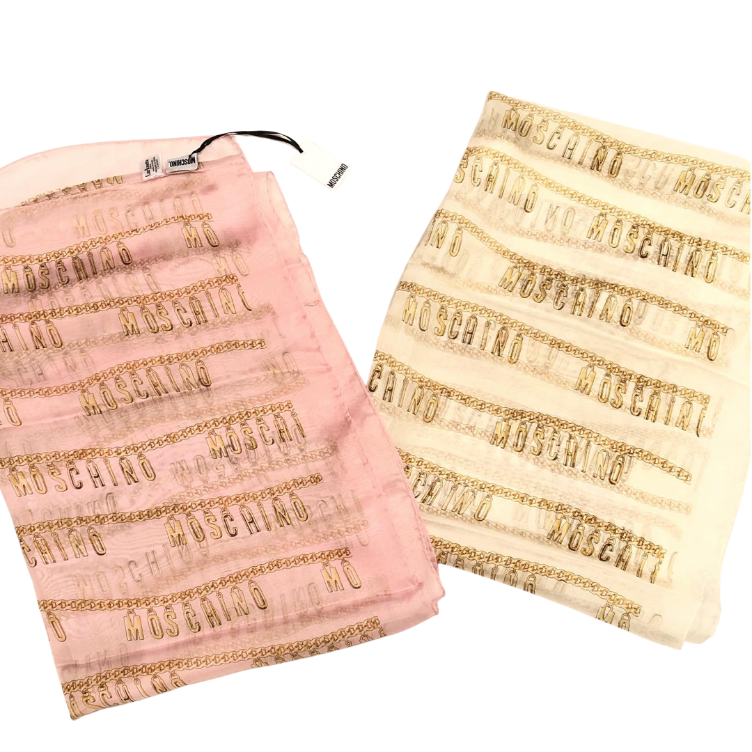 MOSCHINO SILK SCARF – CanLuxHub