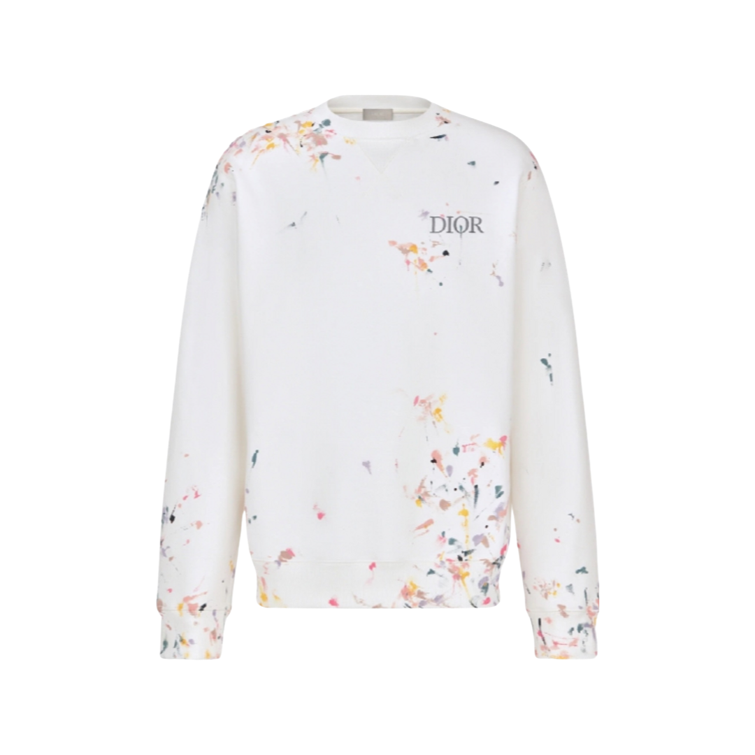 DIOR OVERSIZED PAINT SPLATTER SWEATSHIRT