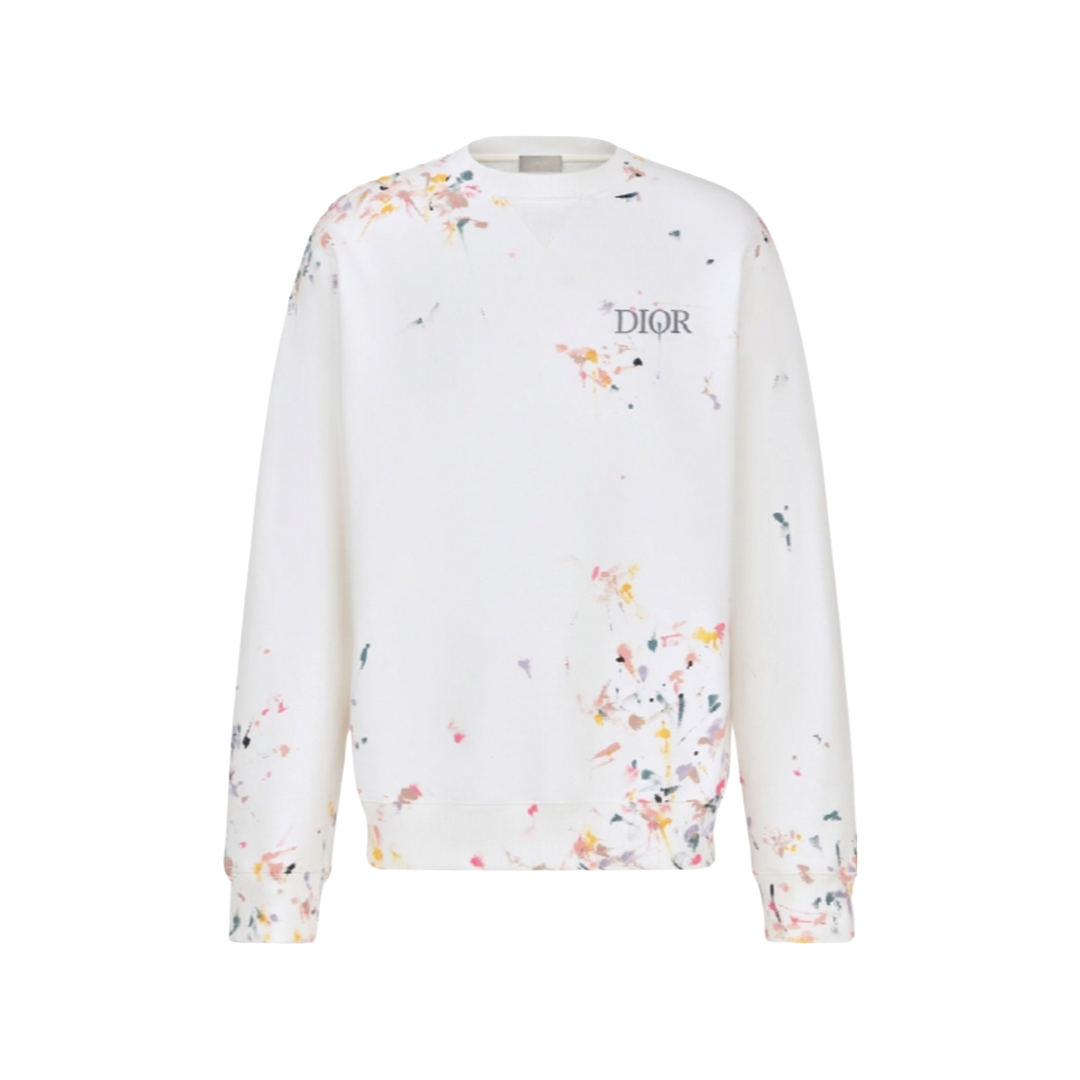 Dior top Paint Print Crewneck L