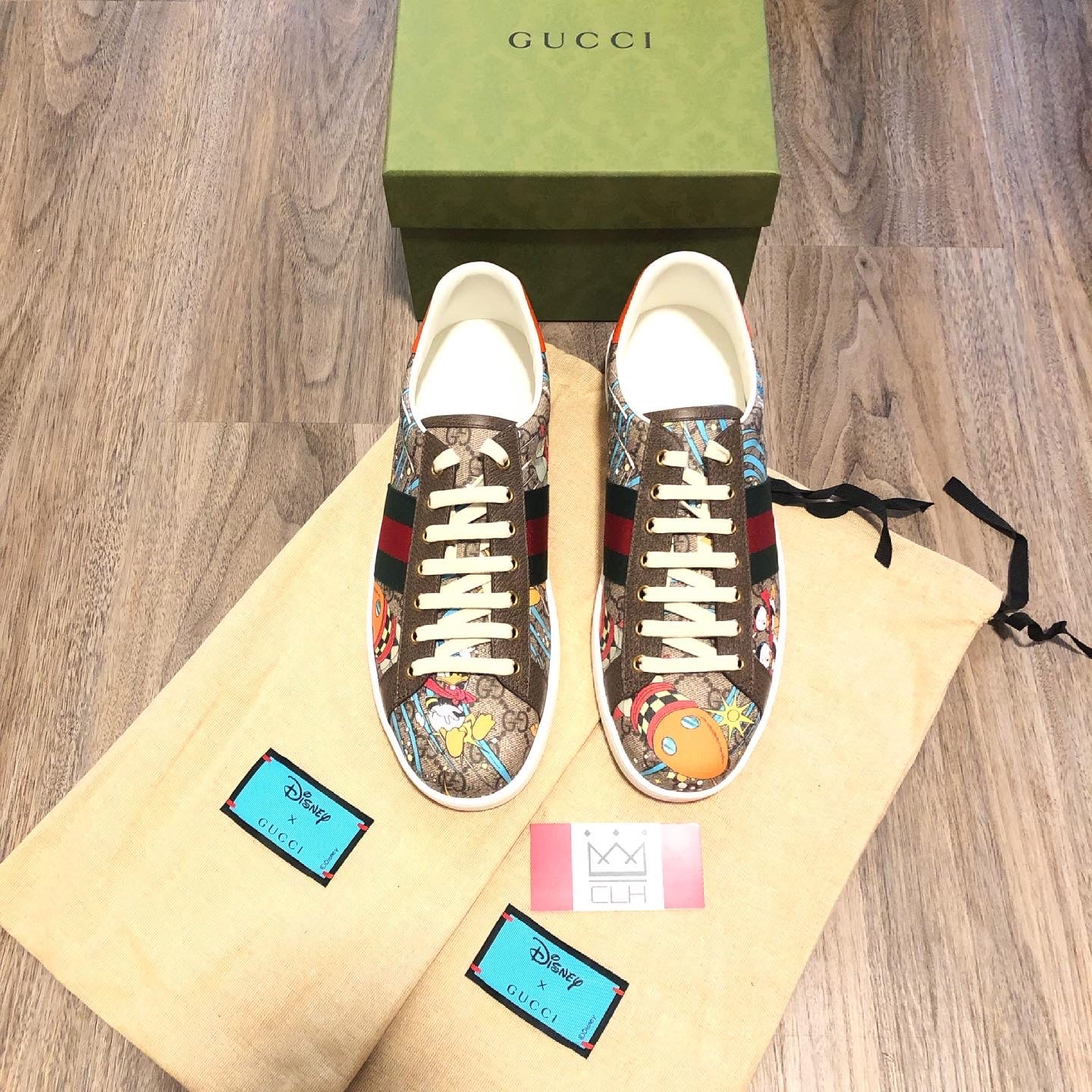 GUCCI x DISNEY ACE LEATHER SNEAKERS – CanLuxHub