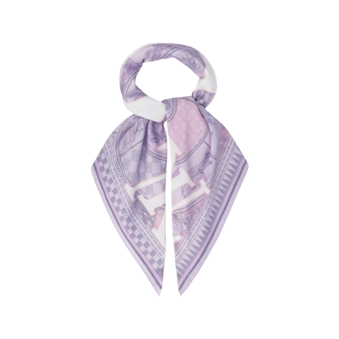 Louis vuitton head scarf 2025 silk